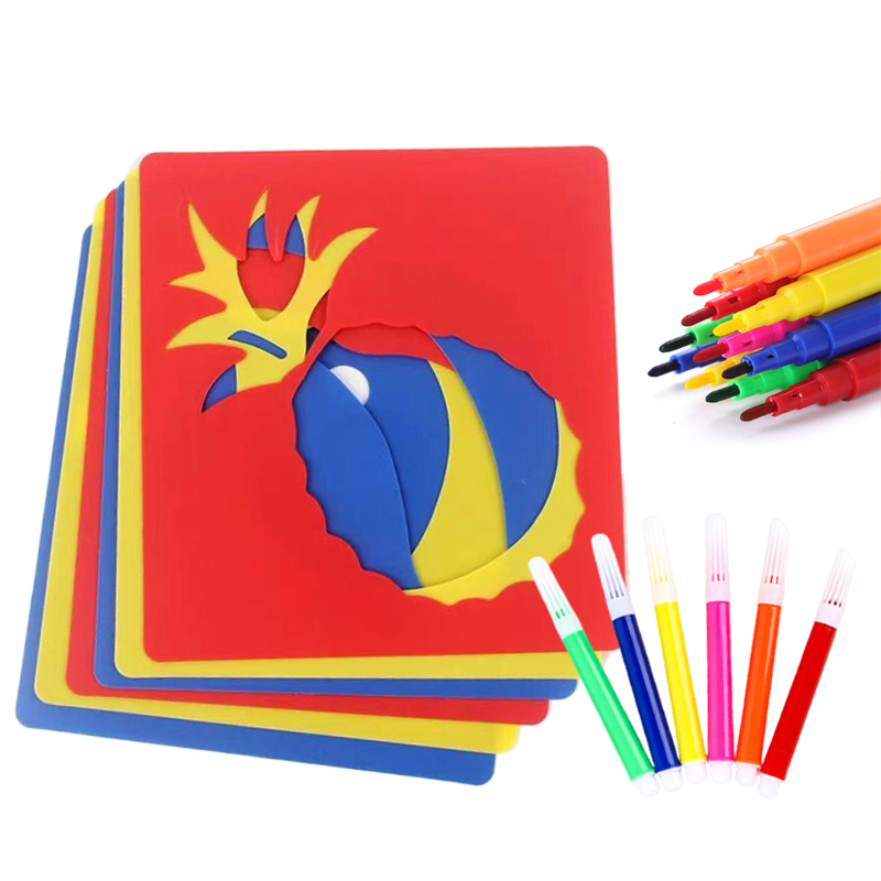 Art Craft Diy - 10/20 قطعة من قوالب الرسم والرسم