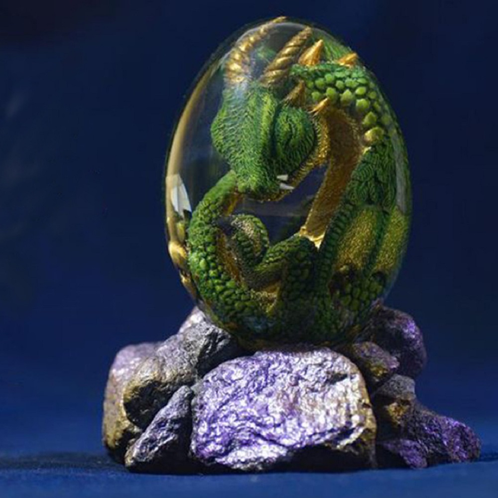 تمثال بيضة التنين الحمم مع قاع - مراجعة Dinosaur And Craft وسعره