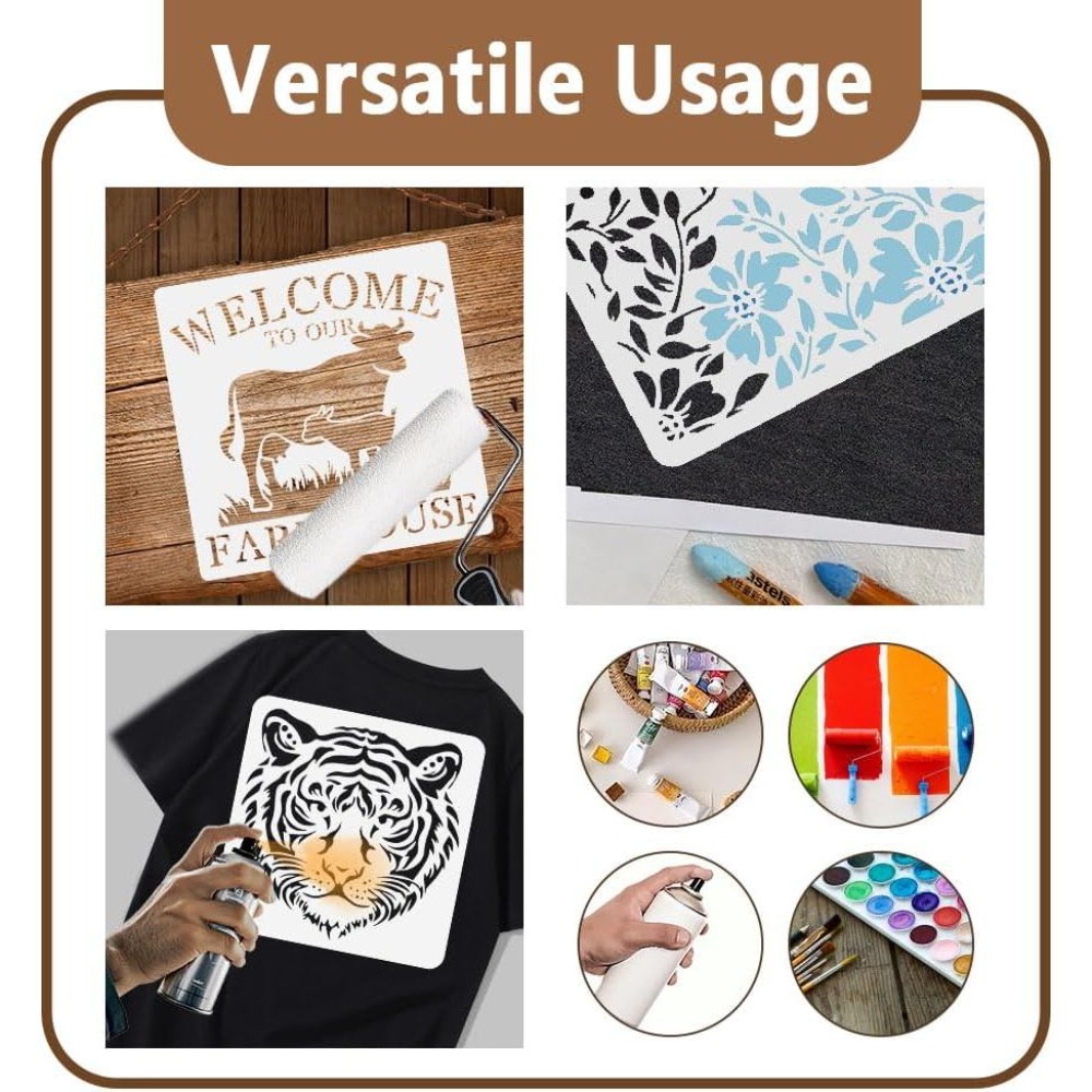 قالب استنسل جداري على شكل طائر - مراجعة Art X Craft وسعره