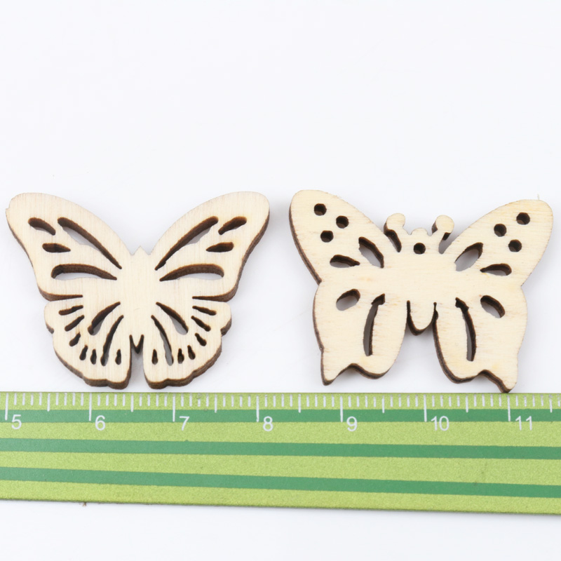 Natual فراشة نمط خشبي سكرابوكي - مراجعة Art Craft Butterfly وسعره