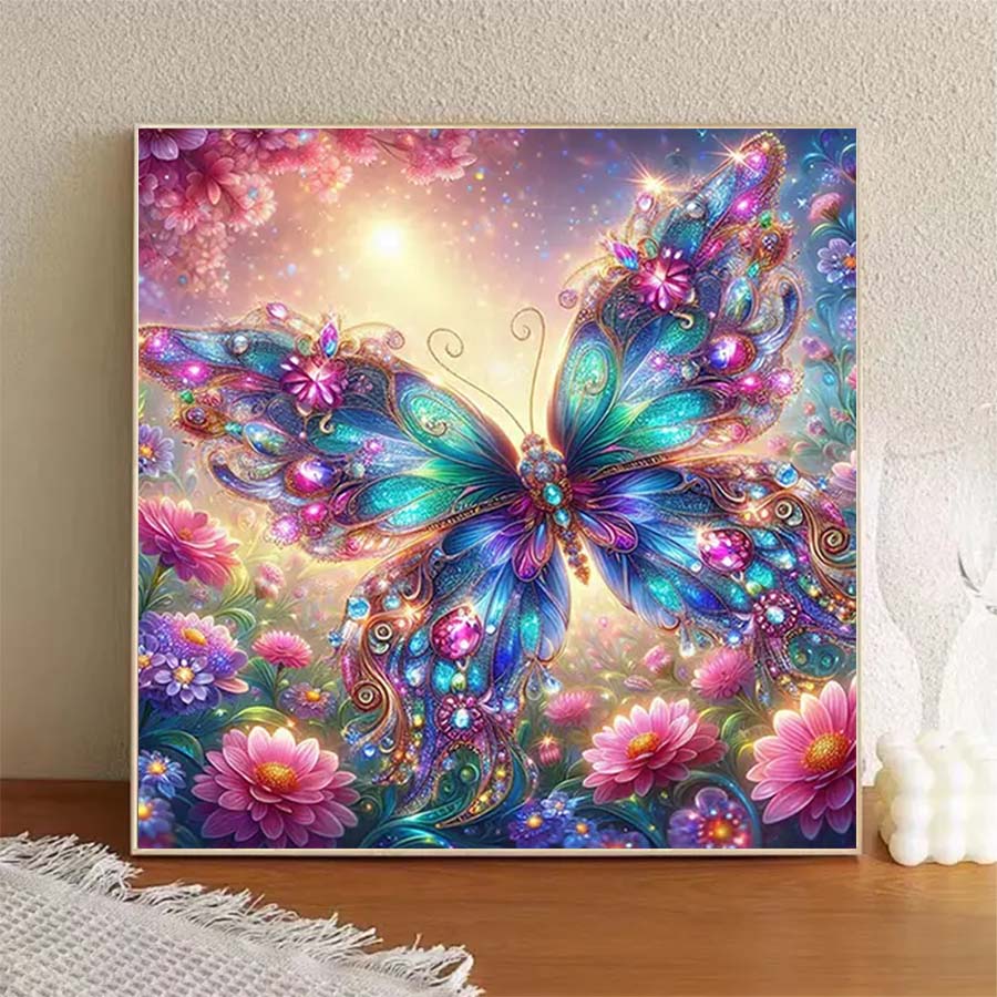 قطعة واحدة من قماش الفلوكنج ثل - مراجعة Art Craft Butterfly وسعره
