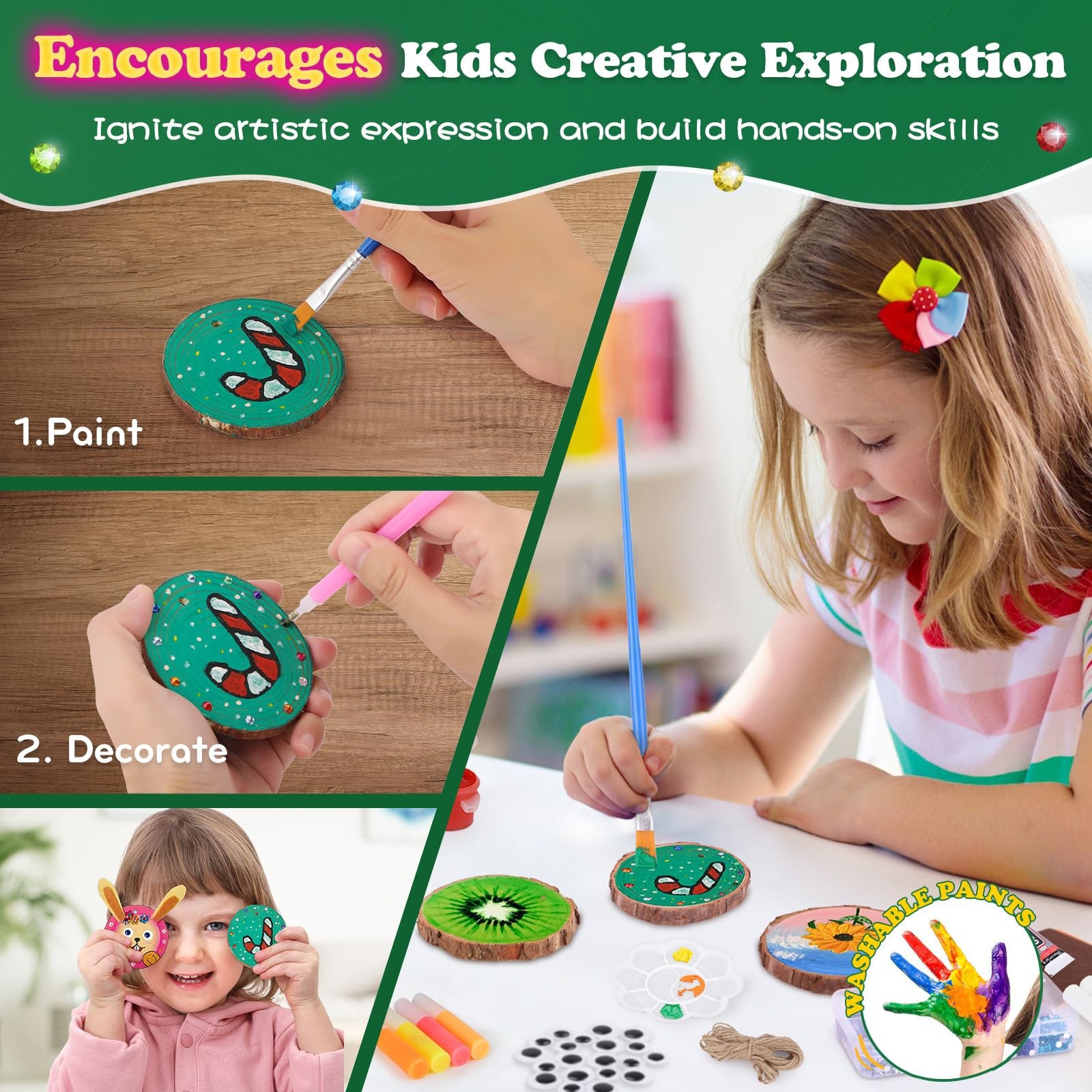 مجموعة رسم على الخشب للأطفال ت - مراجعة Art Craft Education وسعره