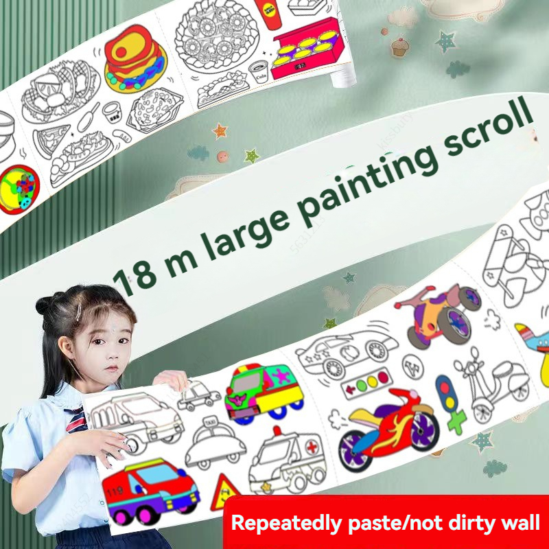 لفة واحدة من ورق الرسم والتلوي - مراجعة Art Craft Education وسعره