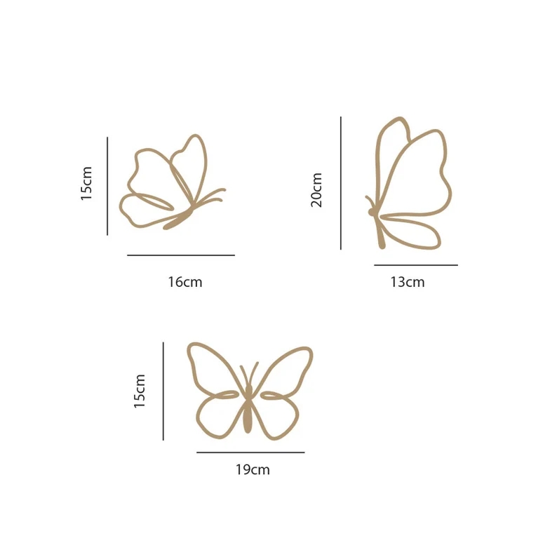 لافتة فراشات خشبية، ديكور حائط - مراجعة Art Craft Butterfly وسعره
