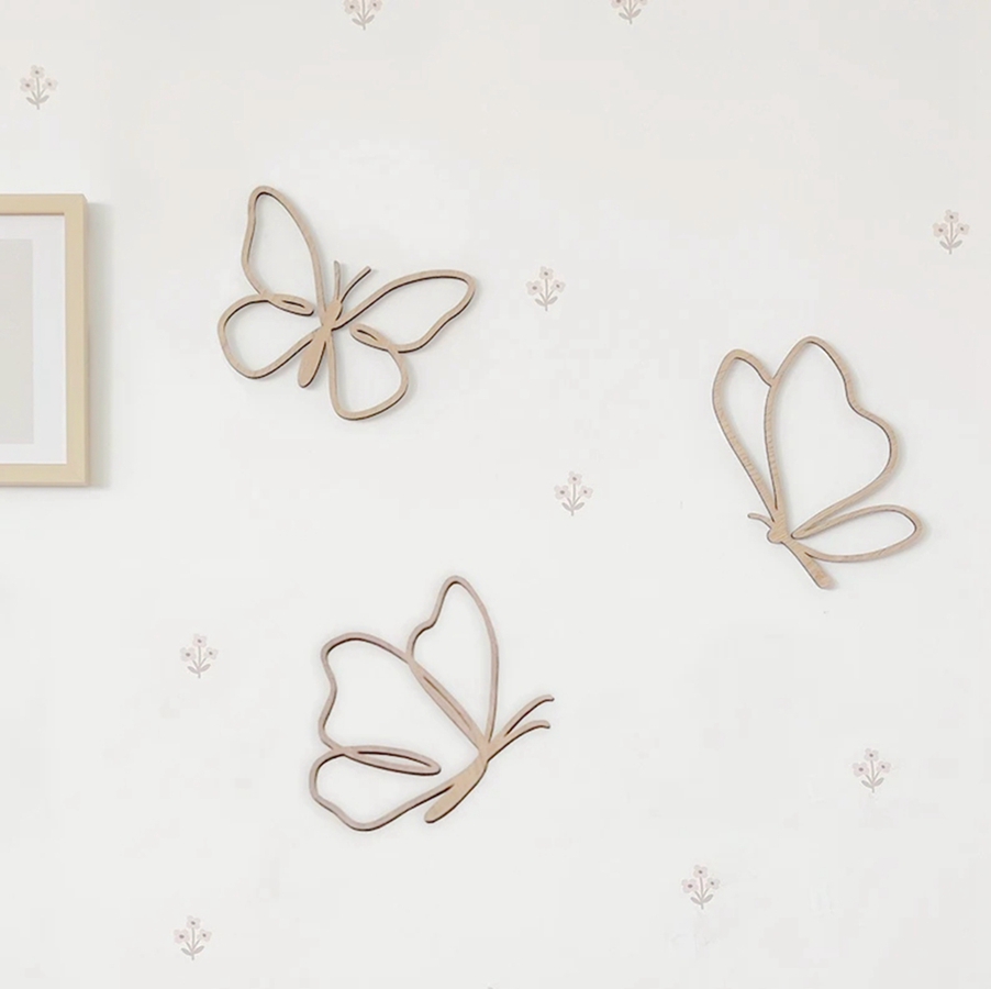 لافتة فراشات خشبية، ديكور حائط - مراجعة Art Craft Butterfly وسعره