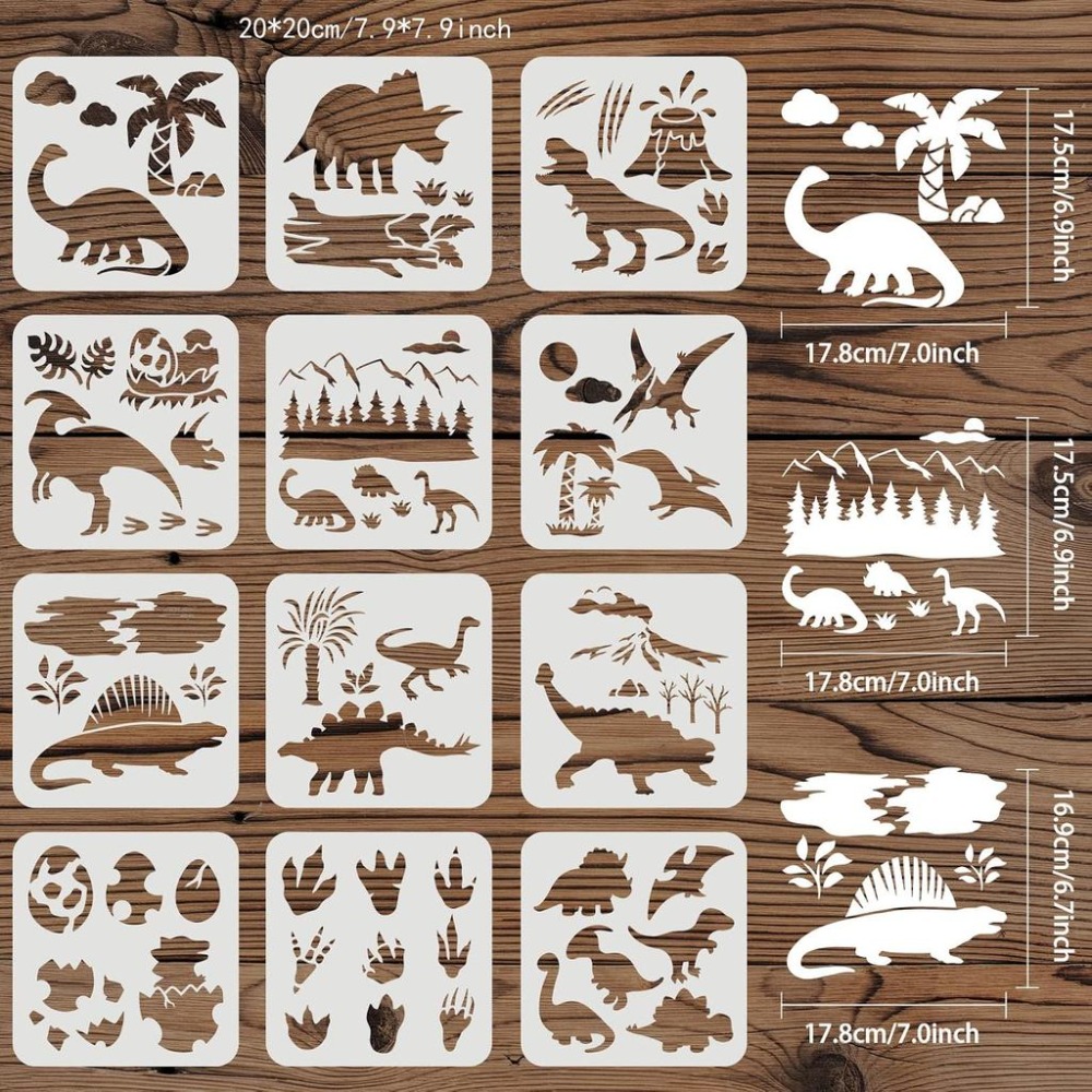 12 قطعة من قوالب الديناصورات م - مراجعة Dinosaur And Craft وسعره